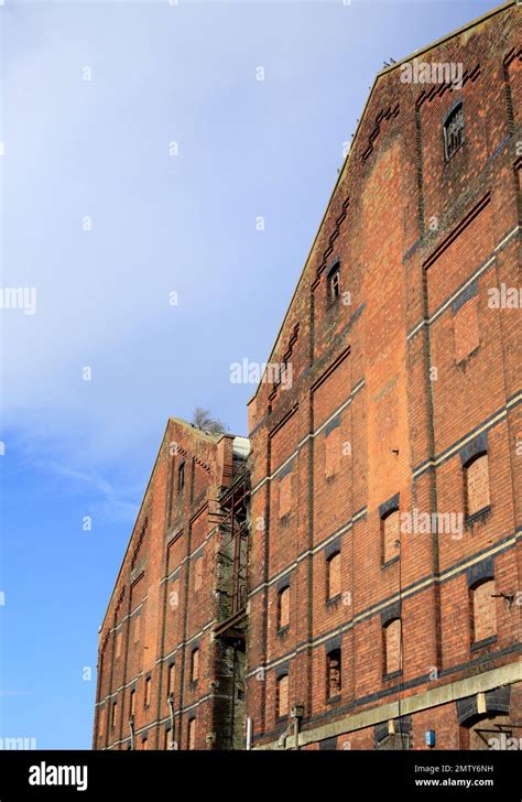 Disused Warehouse Buildings At Gloucester Docks Gloucestershire