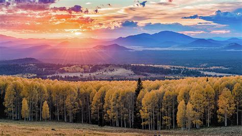Fall Sunset In Flagstaff Arizona Photograph By Nelson Rodriguez Pixels