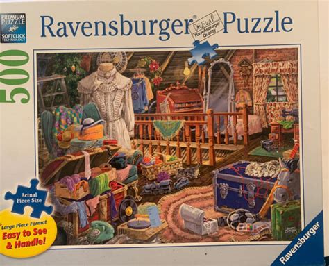 Ravensburger The Attic Large Format Jigsaw Puzzle 500 Piece For Sale