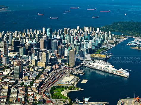 Aerial Photo Aerial View Of Beautiful Vancouver