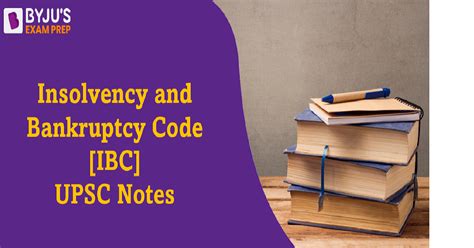 Insolvency And Bankruptcy Code Ibc Upsc Notes Pdf