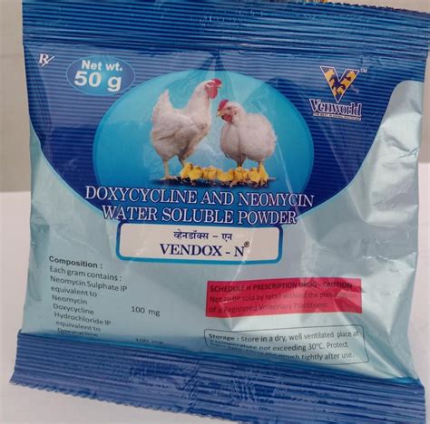 Vendox N Doxycycline Neomycin Water Soluble Powder For Poultry