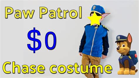 Diy Paw Patrol Chase Costume For 0 Halloween Youtube