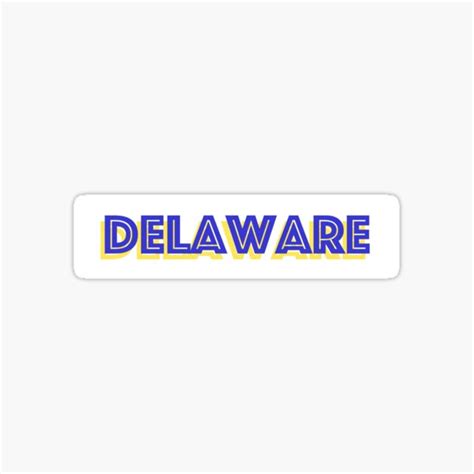 Retro University Of Delaware Logo Sticker By J45678 Redbubble