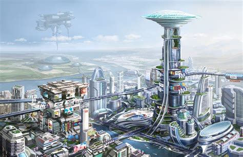Future Cities Concept Art Futuristic Architecture Futuristic City