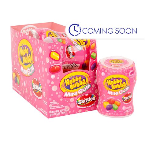 Hubba Bubba Skittles Mini Gum Nassau Candy