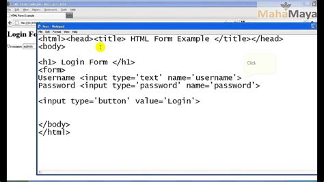 Simple Login Form Html Code Example Riset