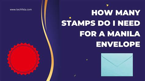 How Many Stamps Do I Need For A Manila Envelope Techfela