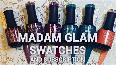 madam glam swatches and vip subscription youtube