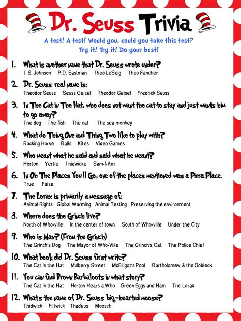 Your details are safe with cancer research uk thanks for visiting my fundraising page. Dr. Seuss Trivia Perfect for Baby Showers by ...