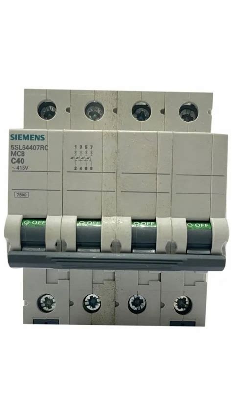 Four Pole Siemens 5sl64407rc Mcb At Rs 1118piece In Bhiwandi Id