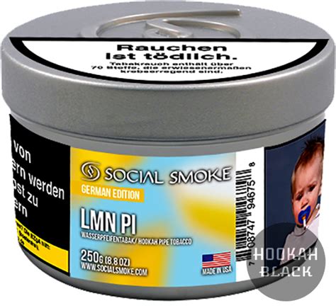 Shisha chic unknown ต.unknown, อ.unknown, unknown thailand 00000. SOCIAL SMOKE Tabak 250g - LMN PI - Zitronen Kuchen ...