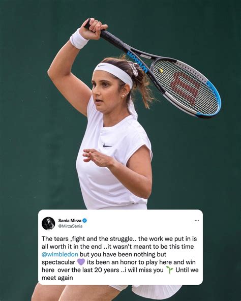 sania mirza on twitter after her final wimbledon campaign r tennis