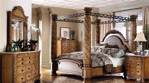 Bedroom Sets Ashley Furniture King Size Canopy Bed Canopy Bed Frame