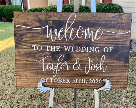 Welcome Wedding Sign Welcome To Wedding Sign Welcome To Our Etsy