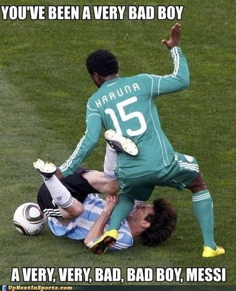 Messi Receiving Punishment For Failing To Score During The World Cup Funny Soccer Memes