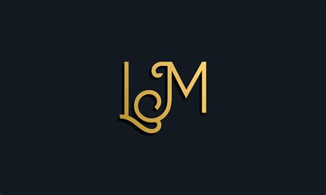 Luxury Fashion Initial Letter Lm Logo 3778322 Vector Art At Vecteezy