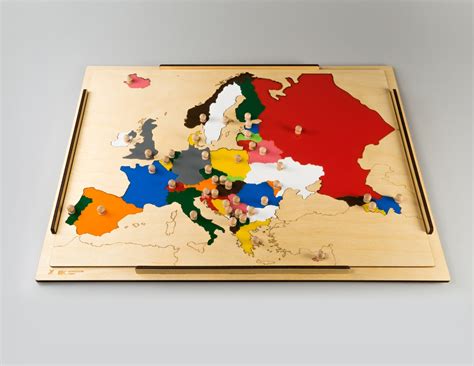 Knochenmark Ruhm Ein Experiment Durchführen Europa Puzzle Montessori