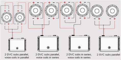 dual voice coil  wiring dual voice coil speaker wiring diagram   single  dual