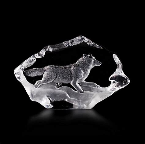 Mats Jonasson® Wolves Crystal Sculptures Crystal Fox Gallery