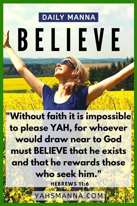 The T Of Faith That Create Miracles Yahs Manna Faith Read