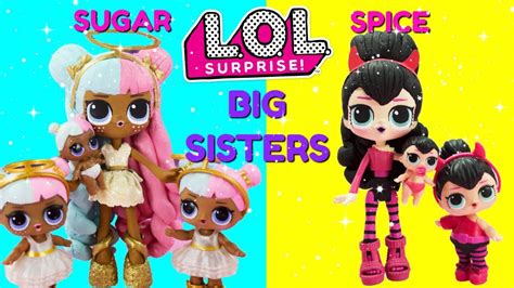 Lol Surprise Sugar And Spice Big Sisters Compilation Diy Shopkins Shoppie