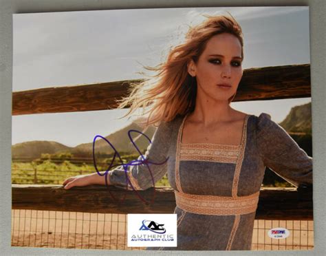 Jennifer Lawrence Autograph Signed 11x14 Photo Oscar Academy Award