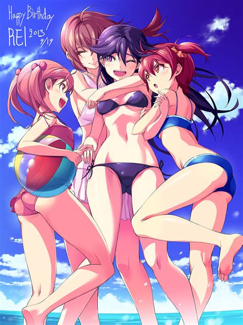 Isshiki Akane Kuroki Rei Isshiki Momo And Isshiki Mashiro Vividred