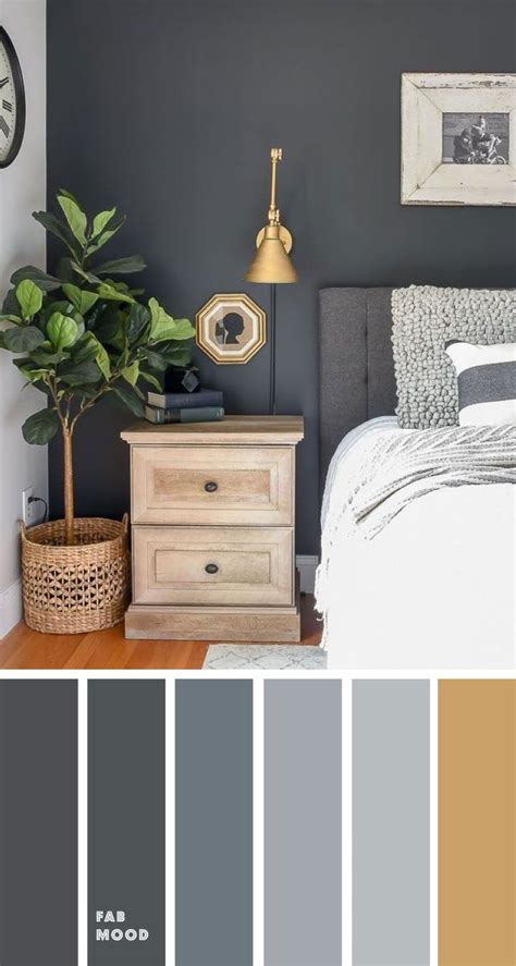 Grey And Gold Bedroom Ideas Terrace Nightstand Antique Brass Master