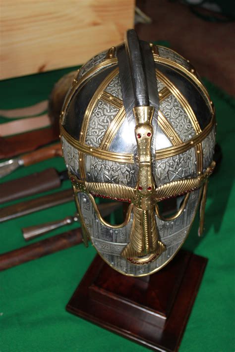 Replica Sutton Hoo Helmet Sutton Hoo Anglo Saxon Middle Ages