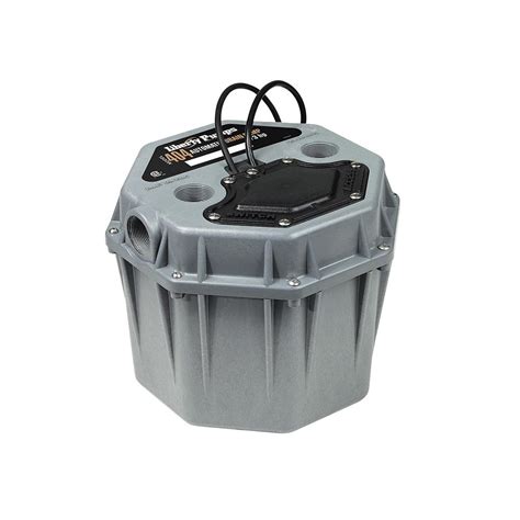 They will handle small debris and solids, such as laundry lint (up to 3/8. Liberty Pumps 1/3 HP Submersible Compact/Low Profile Drain ...