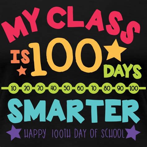 teacher t shirts my class is 100 days smarter happy 100th day of school women s premium t shirt