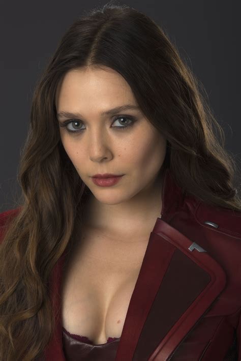 Avengers Age Of Ultron Portraits Reveal The Stunning Final Costume For Elizabeth Olsen S Scarl