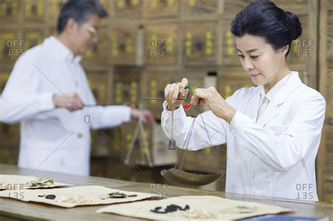 Chinese Medicine Doctor Stock Photos Offset