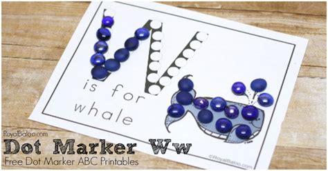 What can you do with dot sticker pages? Learn Ww with Dot Marker Printables! - Royal Baloo