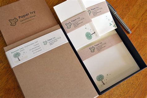Boxed Stationery Writing Set Matching Envelopes Letter Etsy