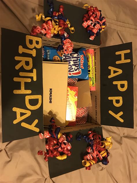 Birthdays are always a time to celebrate, particularly if its your best friend's. Birthday Box to Mail out Gift! | Birthday care packages ...