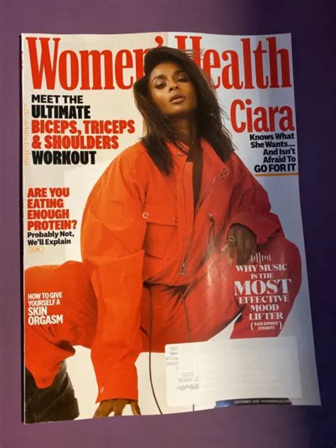 Women’s Health Magazine December 2022 Ciara Knows What She Wants 104 Pages New 12 49 Picclick