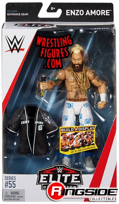 Enzo Amore Wwe Elite 55 Wwe Toy Wrestling Action Figure By Mattel