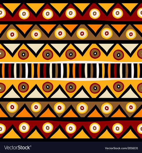 Tribal African Background Royalty Free Vector Image