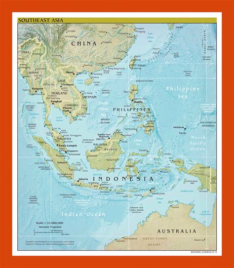 Political Map Of Southeast Asia 2012 Maps Of Southeast Asia Maps