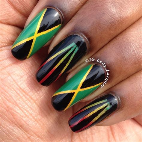 Jamaican Acrylic Nail Designs Design Talk