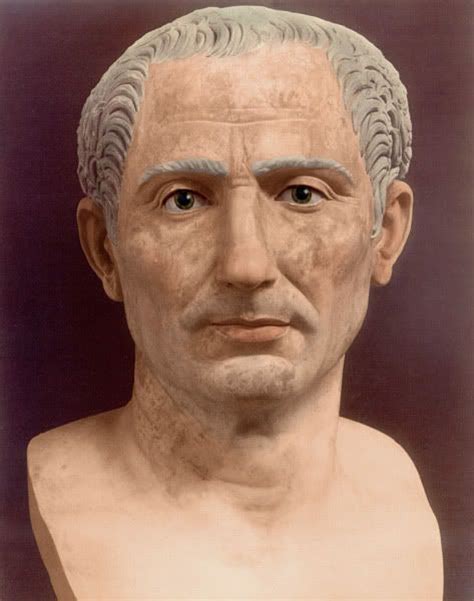 Colorized Bust Of Julius Caesar Death Masks Life Masks