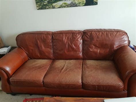 The jennifer leather sleeper is a genuine leather sofa that easily transforms into a sleeper sofa. Beautiful old brown leather sofa good condition | in Downton, Wiltshire | Gumtree