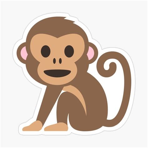 Cheeky Monkey Monkey Emoji Gift Sticker By MKMemo1111 Emoji Gifts