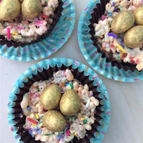 This amazing decadent desert takes 3 days to make! Dragon egg nests - A spring recipe. | Spring recipes ...