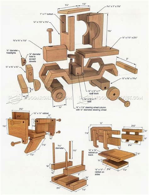 Wooden Toy Truck Plans Simple Wooden Toy Projects You Can Do For Fun