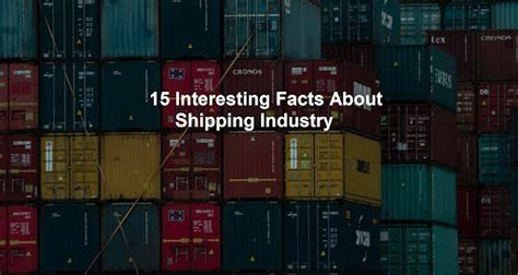 Fun Facts Freight Shipping And Logistics