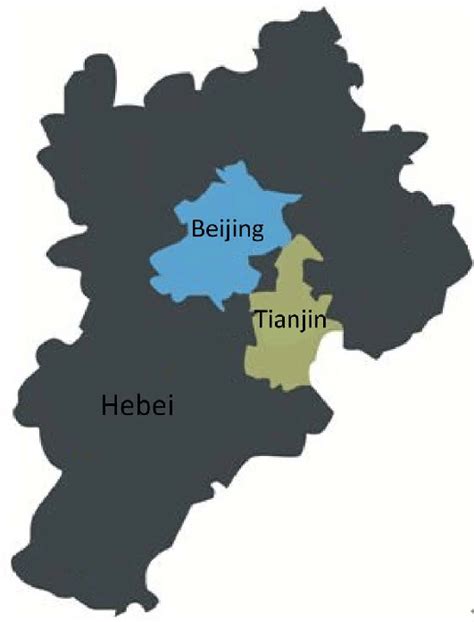 Map Of Beijing Tianjin Hebei Region Download Scientific Diagram