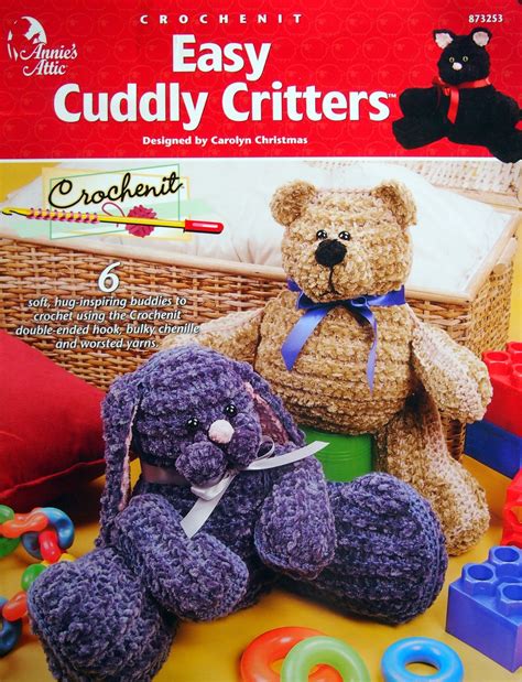 Easy Cuddly Critters 6 Buddies To Crochet By Carolyn Christmas Etsy